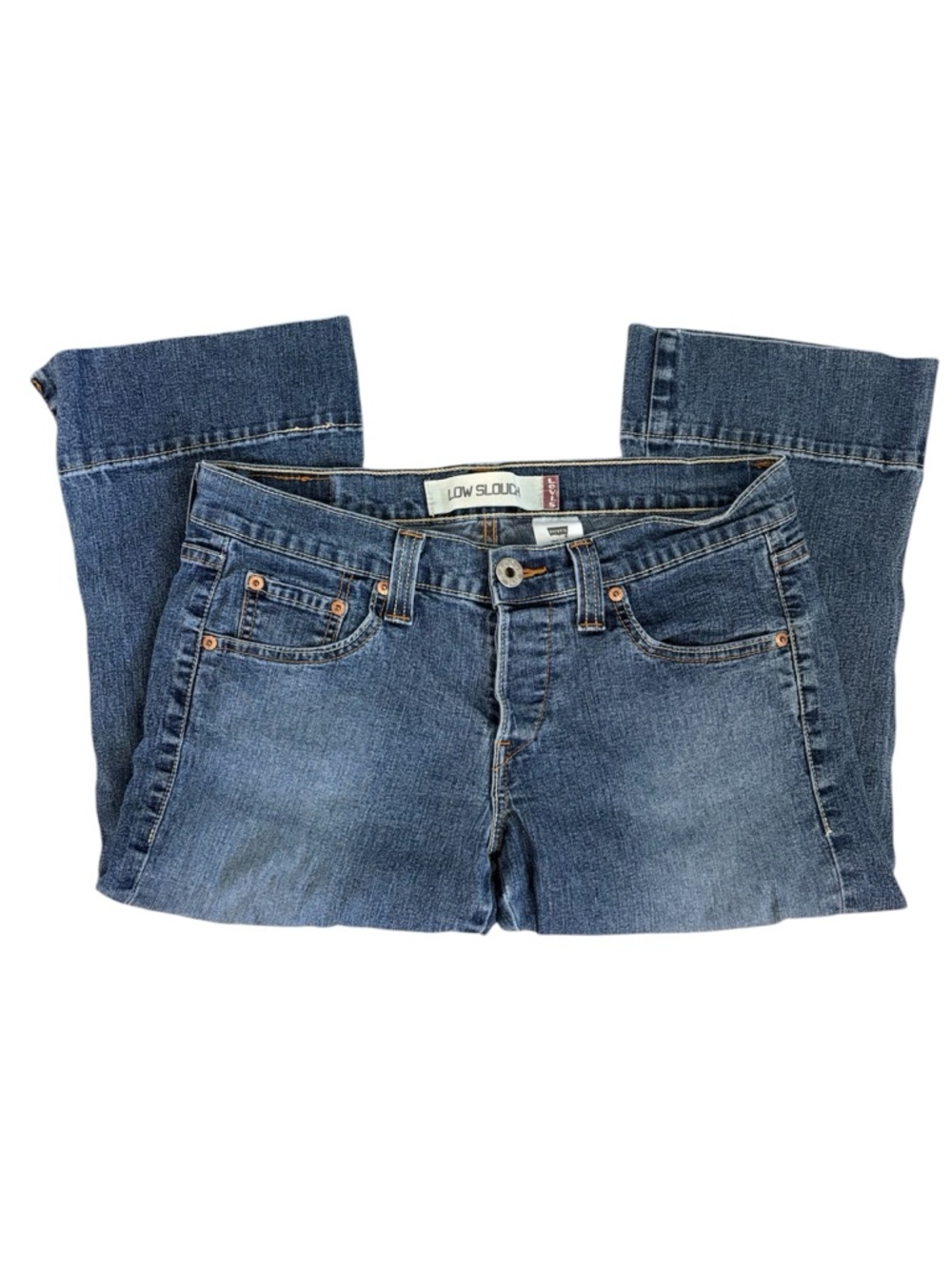 Levi's Women's Jeans crop Dark Blue Bootcut
